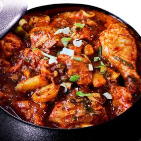 상품 이미지: 가마솥 찜닭 얼큰 닭볶음탕 1kg+1kg (총 2kg) 매콤찜닭 국내산 닭고기