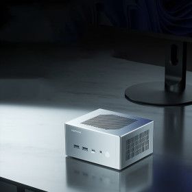 상품 이미지: TOPFEEL DeskOne T2 미니PC 게이밍 베어본 컴퓨터 R7 H255 SSD+DDR없음 관부가세포함 실버