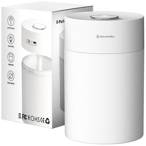상품 이미지: 신지모루 오퓨리엠 테이블 미스트 USB 무드등 미니 가습기 600ml