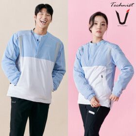 상품 이미지: 테크니스트 배드민턴 반지퍼 패딩 바람막이 스카이 블루 TNJ4466