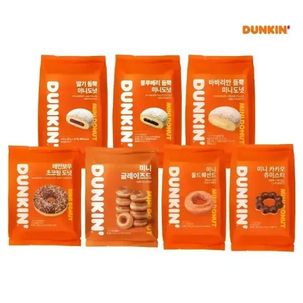 상품 이미지: 던킨 미니 도넛 7종 3봉 골라담기