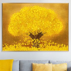 상품 이미지: 500x700 돈 들어오는 그림 황금 돈나무 금전수 액자 대형 거실 현관 인테리어액자 집들이 개업 선물