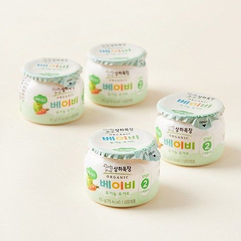 상품 이미지: 상하목장 베이비 유기농 요거트 사과당근, 85g, 4개입
