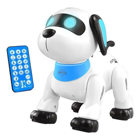 상품 이미지: KANGAROO 스턴트 독 로봇애완동물, 화이트, 1개