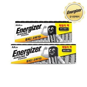 상품 이미지: 에너자이저 S 에너자이저 알카라인 패밀리팩 AA/AAA 24입 X 1개 택1