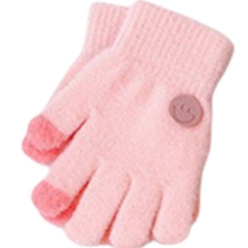 상품 이미지: 조이멀티 아동용 데일리 파스텔 스마일 손가락장갑
