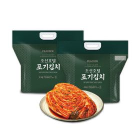 상품 이미지: 신세계푸드(SHINSEGAE FOOD) 피코크 조선호텔 포기김치 4kg X 2팩 (