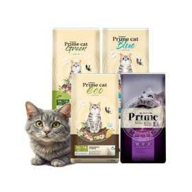 상품 이미지: 프라임캣 그린 에코 15kg 블루 20kg 고양이사료 대용량 길고양이사료 길냥이밥 뉴트리나 프라임캣 모음전