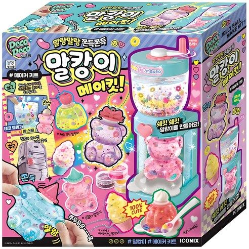 상품 이미지: 데코데코 말캉이 메이킷 메이커 키트, 혼합색상, 1개