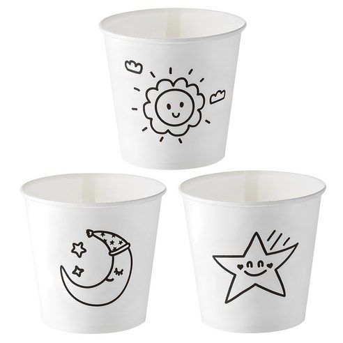 상품 이미지: 탐사 해달별 종이컵 178ml, 1개, 1000개입