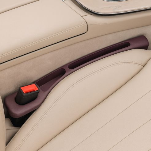 상품 이미지: 헤인느 전차종 호환 차량 틈새 쿠션 자동차 사이드 포켓, 2개, 브라운