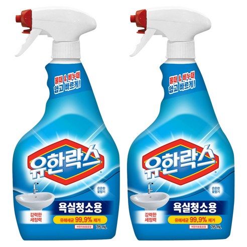 상품 이미지: 유한락스 욕실청소용 세정제, 715ml, 2개