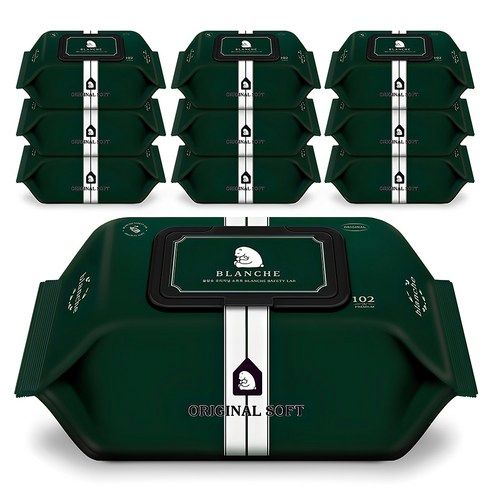 상품 이미지: 블랑슈 오리지널 소프트 유아물티슈 캡형