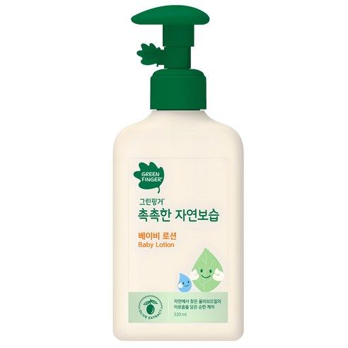 상품 이미지: 그린핑거 촉촉한 자연보습 베이비로션, 320ml, 1개