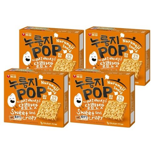 상품 이미지: 농심 누룽지팝, 142g, 4개