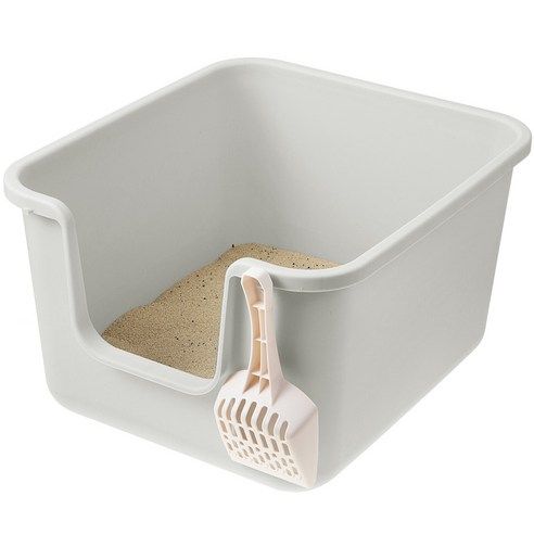 상품 이미지: 탐사 베이직 대용량 고양이 화장실 + 모래삽 세트