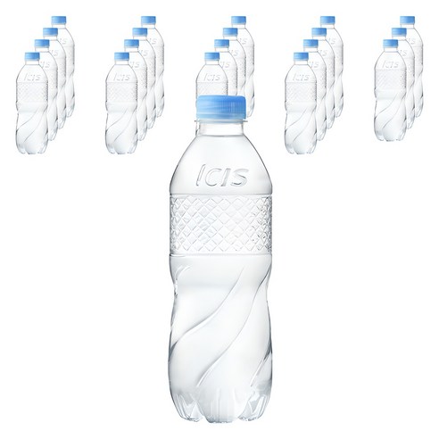 상품 이미지: 아이시스 초경량 무라벨, 500ml, 20개