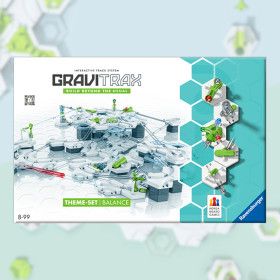 상품 이미지: 코리아보드게임즈 그래비트랙스 코어 스타터 밸런스 퍼즐 구슬 굴리기 과학 물리 원리 학습 조립 블럭 완구