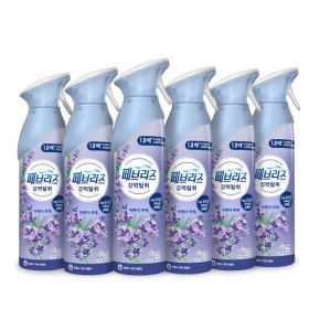 상품 이미지: 페브리즈 공기탈취제 에어 강력탈취 라벤더 부케 본품/165g 6개
