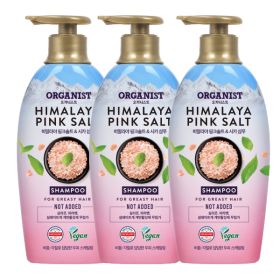 상품 이미지: (두피케어)오가니스트 히말라야 핑크솔트 스케일링 샴푸(비건) 500ml x 3개