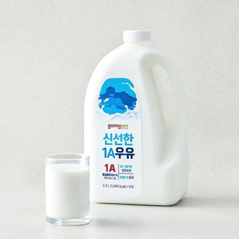 상품 이미지: 곰곰 신선한 1A 우유, 2.3L, 1개