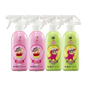 상품 이미지: 온더바디 코튼풋 발을씻자 짱구에디션 385ml 4개(복숭아+초코민트)