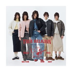 상품 이미지: 트루릴리전 26SS 남녀공용 노카라 에어-볼륨핏 퀼팅 자켓 1종