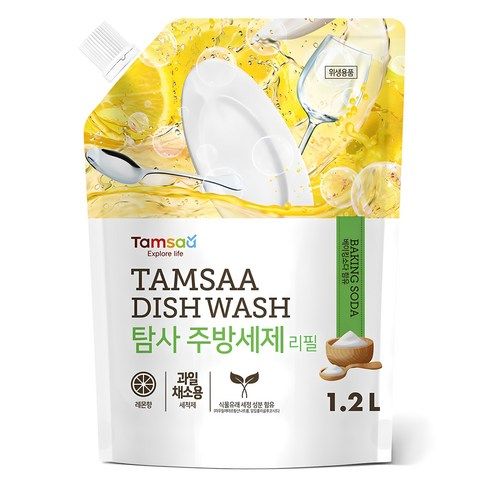 상품 이미지: 탐사 주방세제 리필, 1.2L, 1개