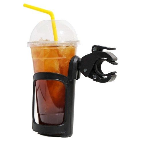 상품 이미지: JUSTPICK 오토바이 스쿠터 유모차 대용량 컵홀더 거치대