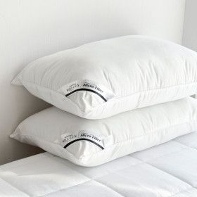 상품 이미지: (1+1)2장 1세트 지퍼형 호텔/경추 베개솜 40x60 50x70 국내생산/마이크로화이바/베개커버 1+1 2장 1세트