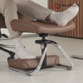 상품 이미지: 클라우드백 마이풋서포트 컴퓨터 사무실 책상 발받침대 의자 다리 발판 풋스툴 2단 클라우드백 신제품 출시