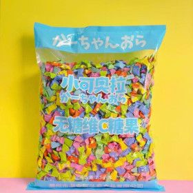 상품 이미지: 1+1 (총5kg)샤오커오라 무설탕캔디 비타민C 과일 대용량 2.5kg 12종믹스 제로 사탕캔디 정품 사탕선물