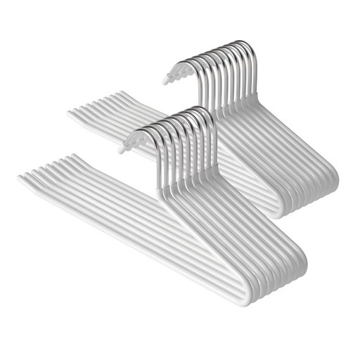 상품 이미지: 코멧 홈 논슬립 바지걸이, 화이트, 20개