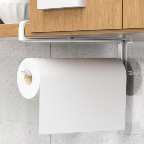 상품 이미지: 비로르 무타공 주방 선반 키친타올 걸이, 1개, 화이트