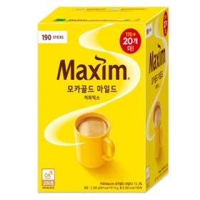 상품 이미지: 동서식품맥심 모카골드 마일드 커피믹스 190T
