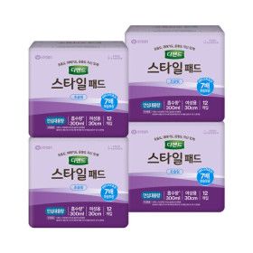 상품 이미지: 디펜드 스타일 패드 초슬림 안심대용량 요실금 여성용 성인기저귀 12PX4팩 +금액대별 네이버페이증정