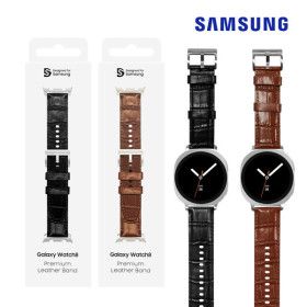 상품 이미지: 삼성 정품 갤럭시 워치8 워치8클래식 프리미엄 레더 스트랩 밴드