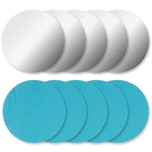 상품 이미지: 코멧 후면부착 자석 접착식 스틸 원형 철판 25mm, 10개