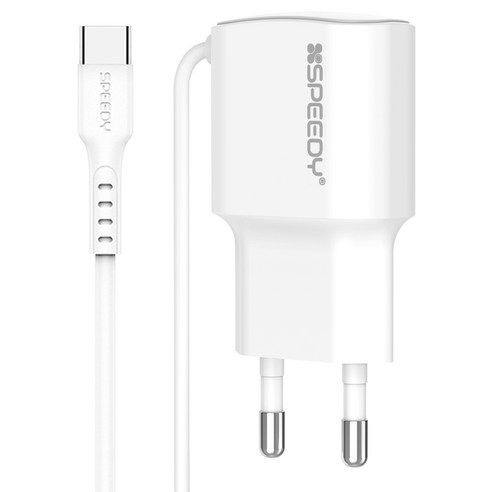 상품 이미지: 스피디 5V 1.2A C타입 케이블 일체형 충전기