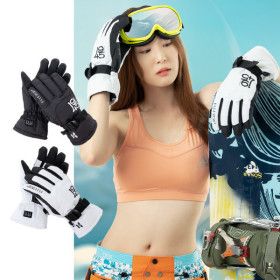 상품 이미지: 방한 터치 방수 스키 스노우 보드 겨울 장갑 여성 남성용 (E2302 )_스마트폰터치