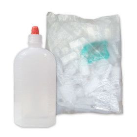 상품 이미지: 신영 PE 불투명 200cc 짧은마개 말랑이 투약병 100개 시럽병 약병 시럽통  병원용품 약국 물약병 물약통