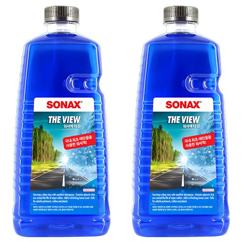 상품 이미지: 소낙스 더 뷰 에탄올 워셔액, 2L, 2개
