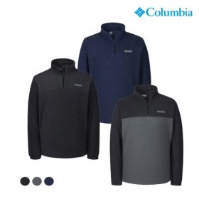 상품 이미지: (신세계의정부점)컬럼비아 남성 스틴스 마운틴 풀오버 하프집업 플리스 티셔츠 C64 EE1528