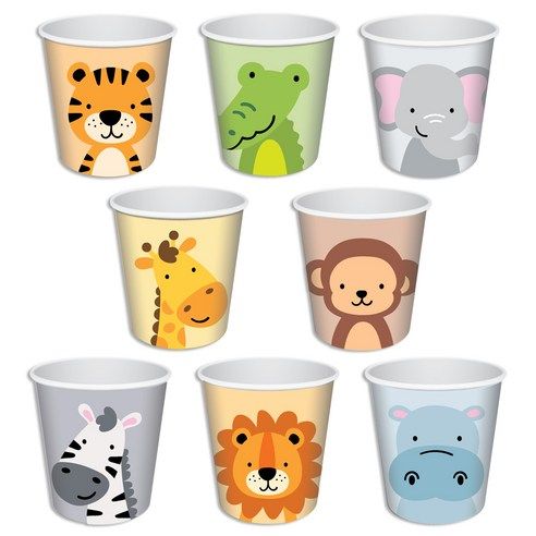 상품 이미지: 코멧 동물 종이컵 190ml, 1개, 100개입