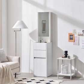 상품 이미지: 보루네오 마르체 무어 스탠딩 틈새 수납장 입식 화장대 BMF019