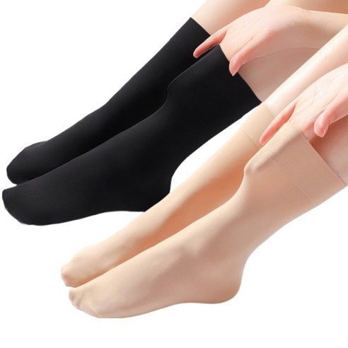 상품 이미지: 가을겨울 보온 부드러운 비침없는 데일리 발목 숏 실크 양말
