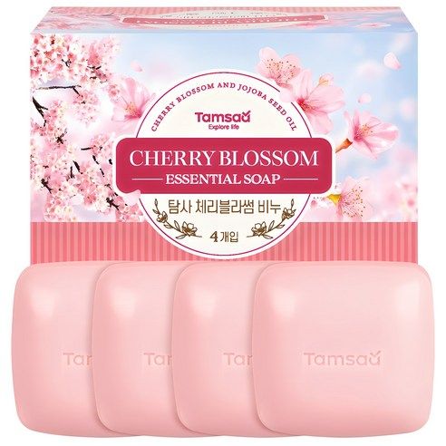 상품 이미지: 탐사 비누 체리블라썸 향, 90g, 4개