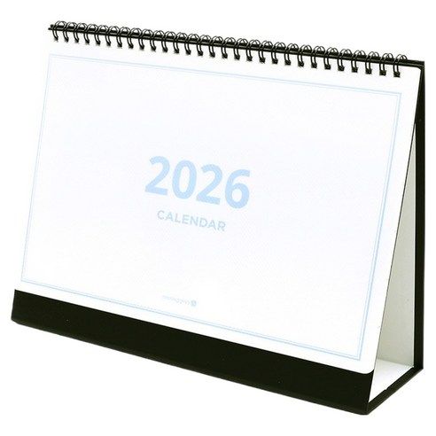 상품 이미지: 모닝 스탠딩 캘린더 2026 대(260 x 210 x 80 mm), 화이트, 1개