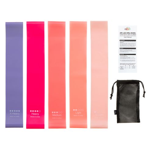 상품 이미지: 코멧 스포츠 라텍스 루프밴드 5종 세트
