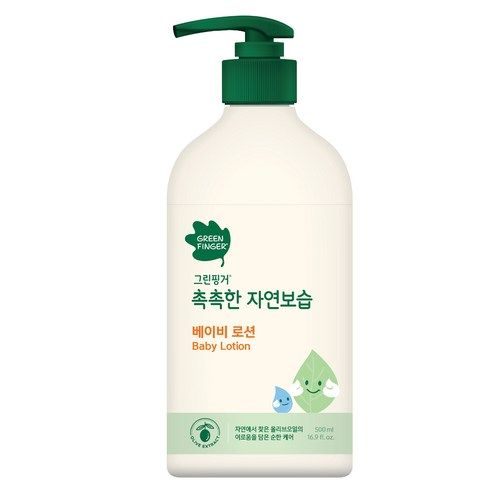 상품 이미지: 그린핑거 촉촉한 자연보습 베이비 로션, 500ml, 1개